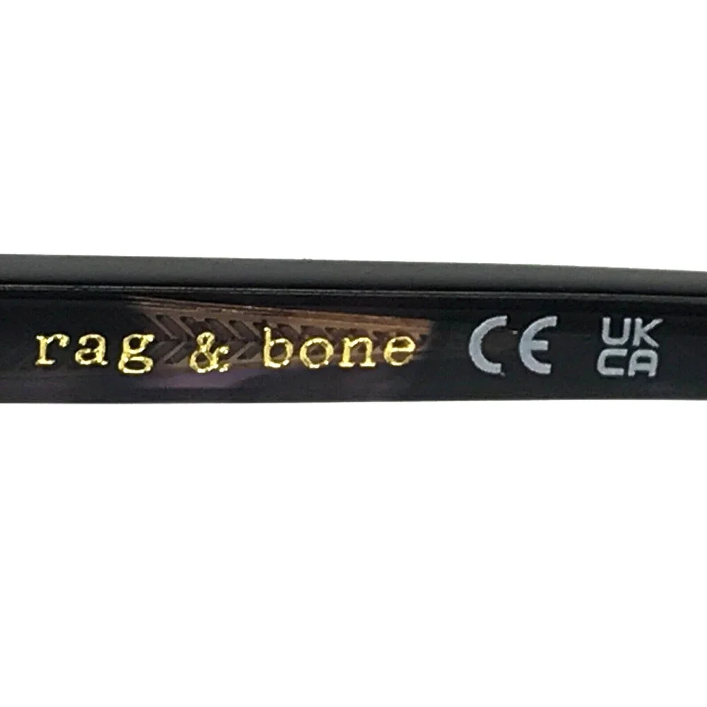 Rag & Bone Eyeglasses Frames RNB3060/G HKZ Purple Tortoise Gold 52-17-140